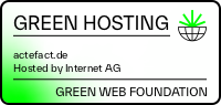 actefact.de is hosted green!